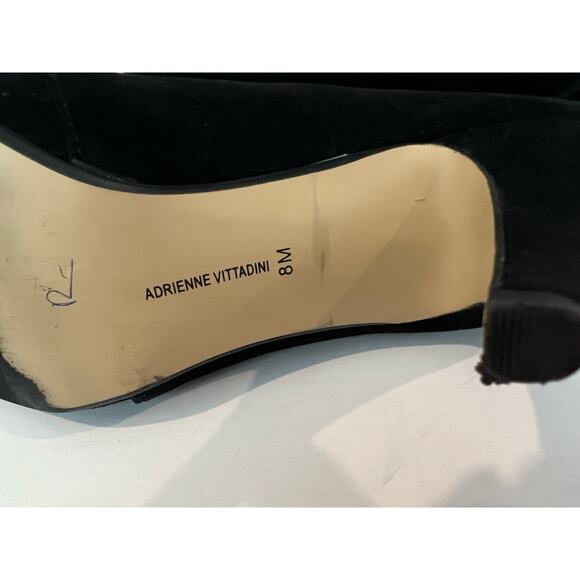 Adrienne Vittadini Women’s Black Suede Trippin Bootie Shoes Size 8M - Picture 7 of 10